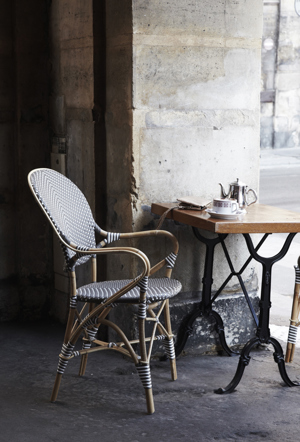 Caféstol i rattan fra Sika-Design