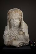 Guld fundet på Skønheden fra Palmyra. Foto Ny Carlsberg Glyptotek.