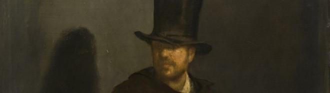 Detalje. Édouard Manet. Absinthdrikkeren. 1859. Ny Carlsberg Glyptotek