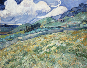 Vincent van Gogh, Landskab fra Saint Rémy, 1889, Ny Carlsberg Glyptotek