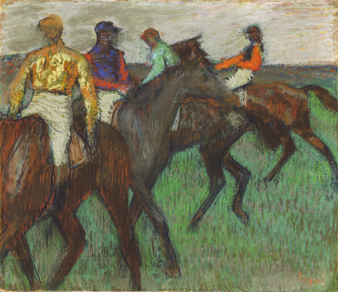 Degas, Racehorses, 1895 99, National Gallery of Canada