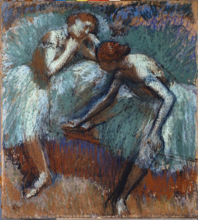 Degas, To danserinder, ca 1898, Ny Carlsberg Glyptotek