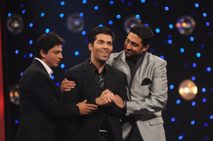 Sharukh, Karan and Abhishek on National Bingo Night