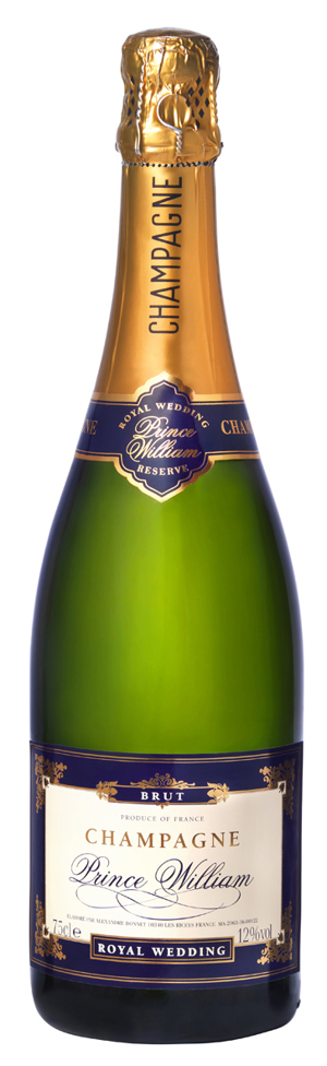 Prince William Champagne Label The Champagne Company