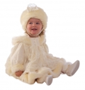Little Darlings Angel Hooded Coat Dress
