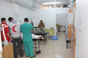 Frivillige på arbejde i Syrien