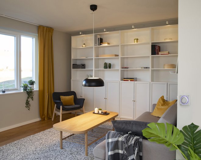 1. IKEA Taastrup står for indretningen af de ’kubiksmarte’ boliger, bl.a. med et komplet møbleret prøvehus.