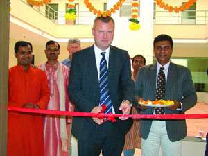 Søren Birn åbner R&amp;D center i Mumbai i 2011