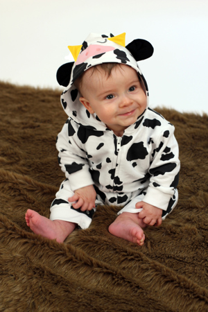 BABY MOOS Cute Cow Baby Onesie