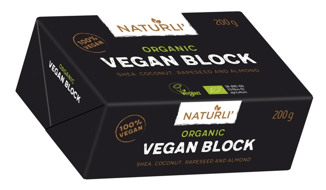Naturli, Vegan Block, packshot UK