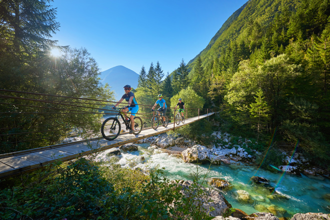1. Cycling in Soča Valley