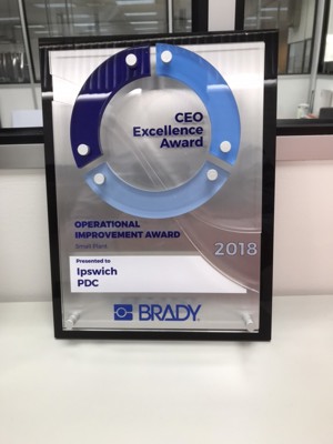 The Brady Corporation CEO Excellence Award