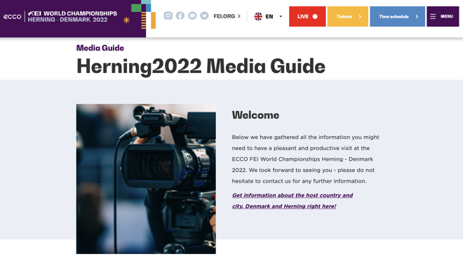 Herning2022 Media Guide
